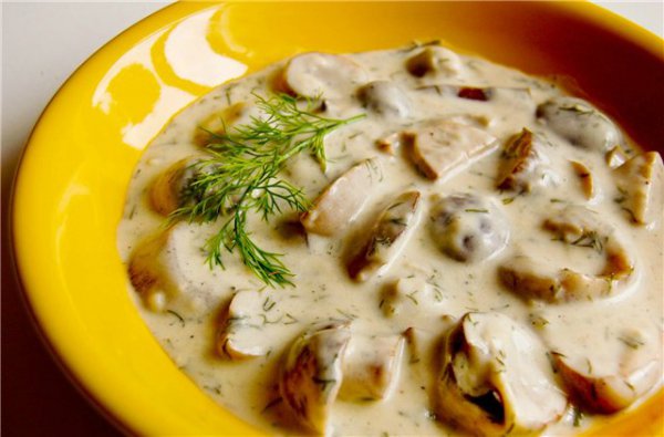 Белые грибы в сливочном соусе - пошаговый рецепт с фото