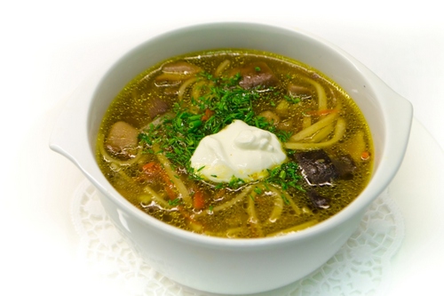 Ароматный грибной суп с вермишелью, рецепт с фото - Vkuso.ru