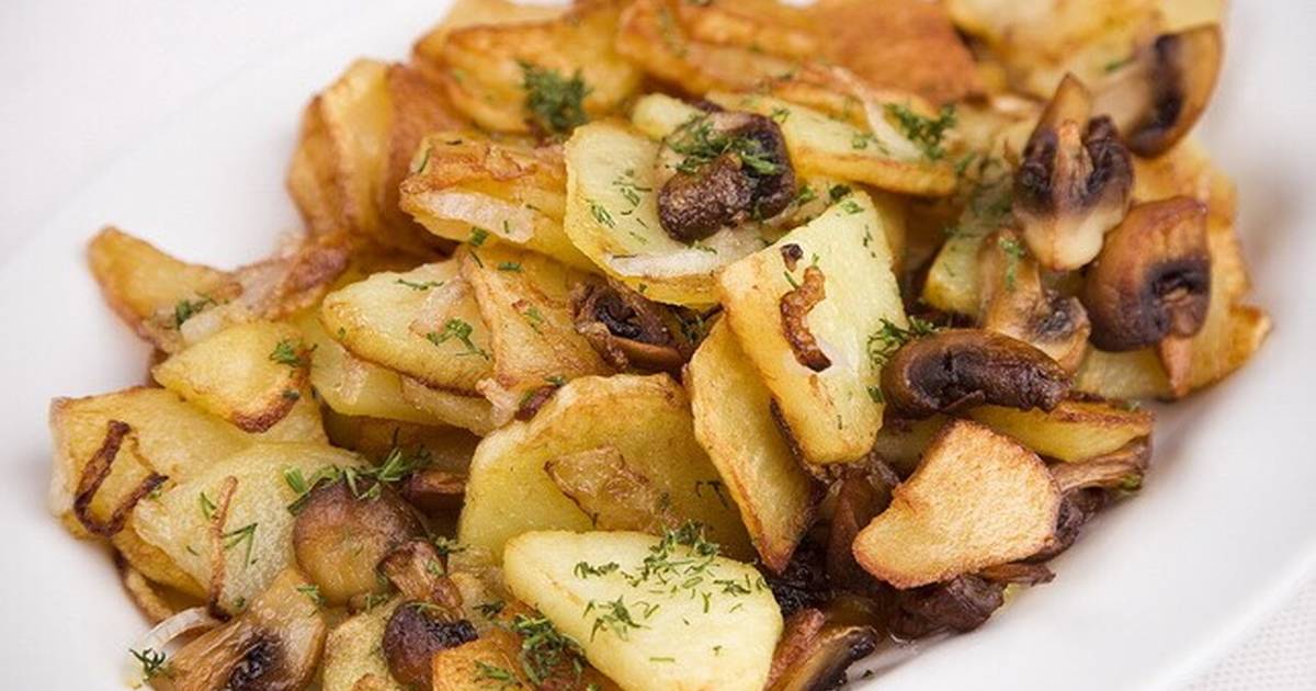 Картофель с грибами: быстро, просто и вкусно