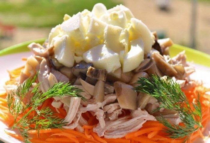 Готовим салаты с груздями — 12 самых вкусных рецептов блюд