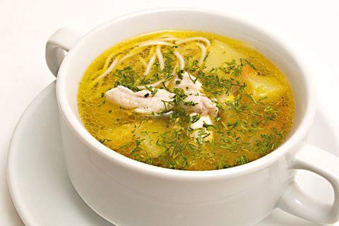 Суп из макарон с домашней курицей рецепт