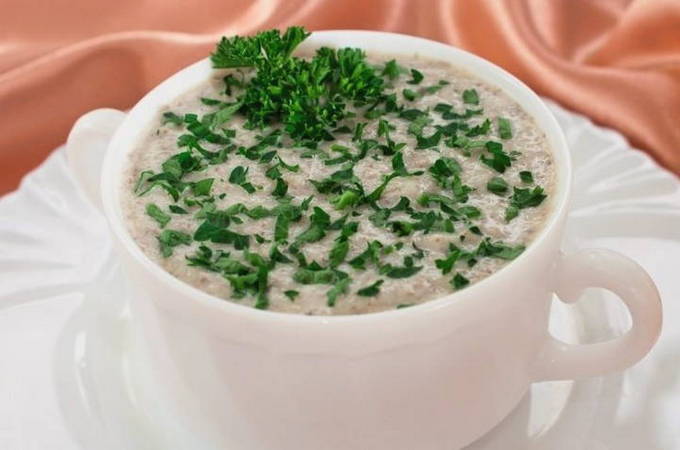 Грибной суп со сливками - 10 рецептов супов-пюре