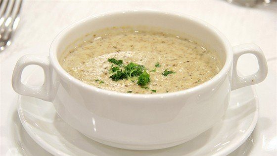 Грибной суп-пюре из свежих или замороженных опят