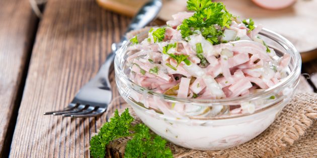 10 сытных салатов с ветчиной, которые вы должны попробовать - Лайфхакер