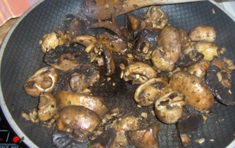 жареные грибы