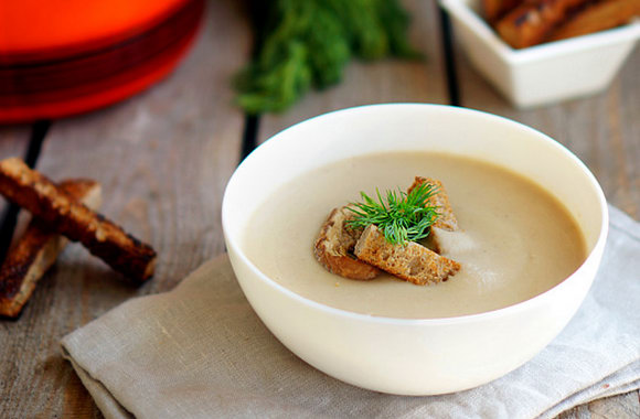 Грибной суп со сливками и белыми грибами рецепт