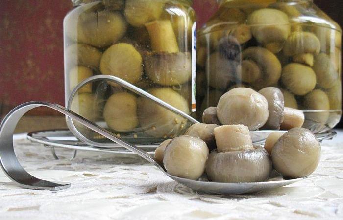 Консервированные грибы - пошаговый рецепт с фото