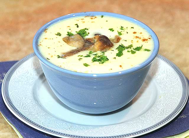 Сливочный суп из белых грибов: Фото: рецепт диеты Pep