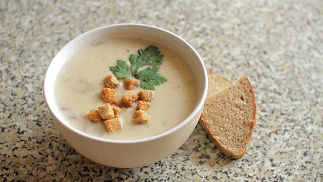 Сливочный суп из белых грибов: рецепт с фото для HoReCa