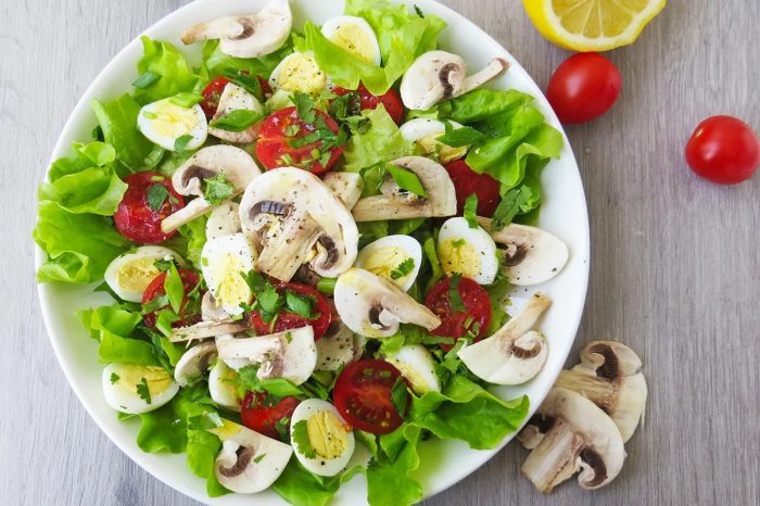 15 самых простых и вкусных рецептов салата с шампиньонами