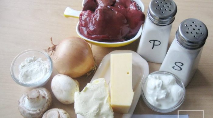 7 лучших рецептов печени с грибами в сметанном соусе