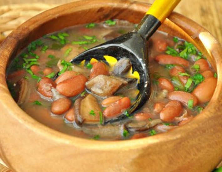 Тосканский грибной суп с фасолью - Рецепт