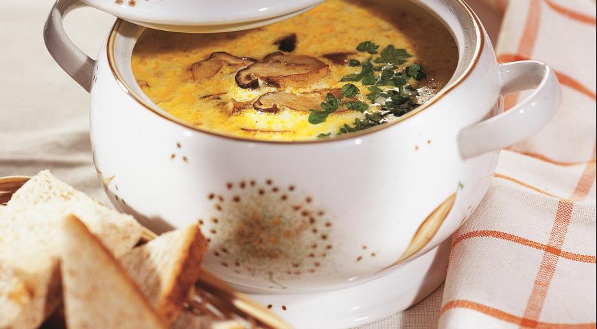 Суп из белых грибов, пошаговый рецепт с фото