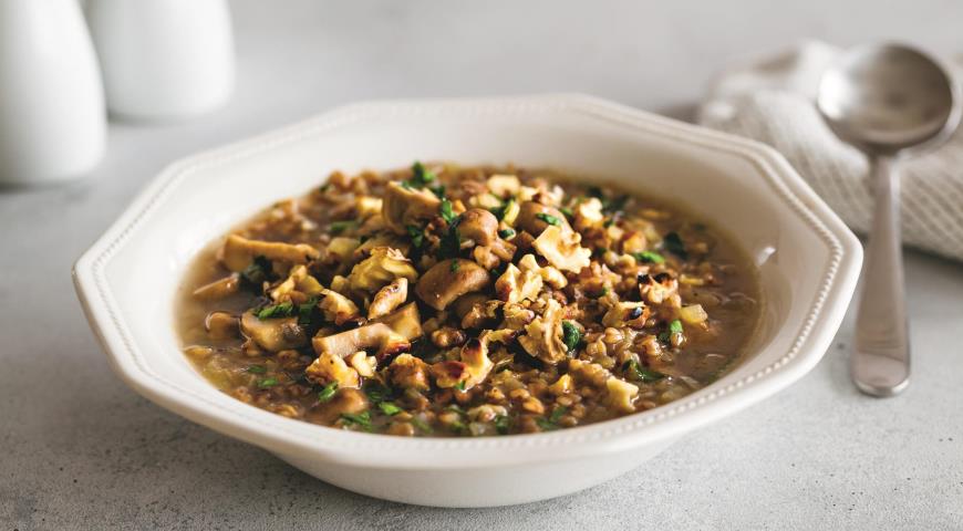 Суп с гречкой и грибами, пошаговый рецепт с фотографиями