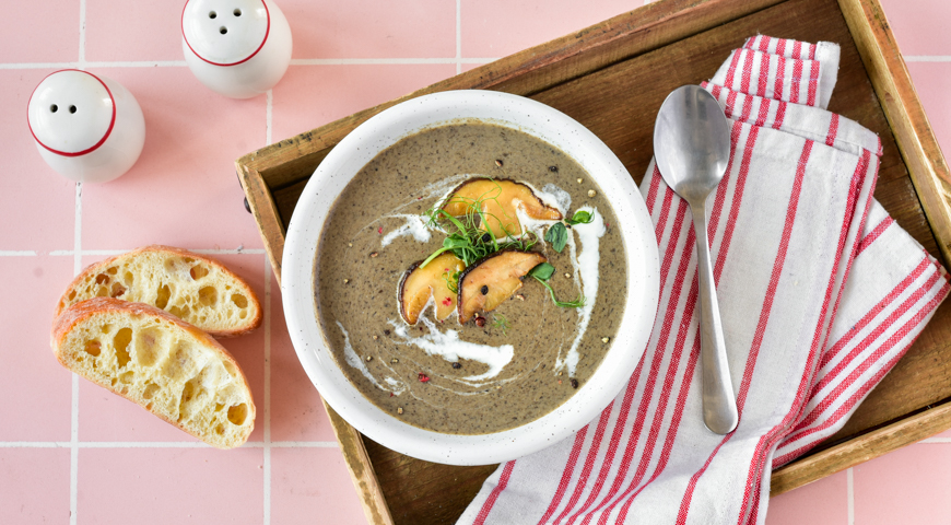 Грибной суп со сливками - пошаговый рецепт с фото