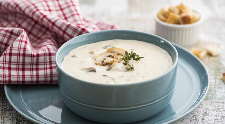 Сливочный грибной суп, пошаговый рецепт с фотографиями