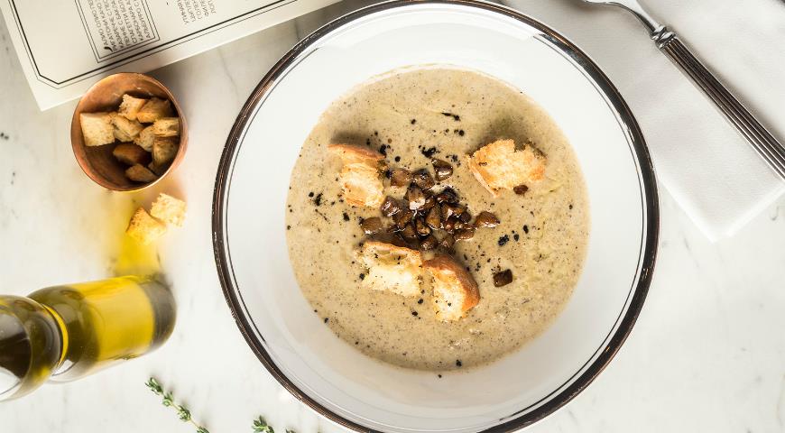 Грибной суп со сливками, пошаговый рецепт с фото