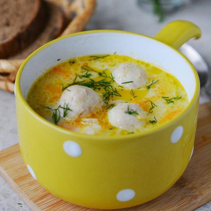 Сырный суп с рисом и фрикадельками - пошаговый рецепт с фотографиями