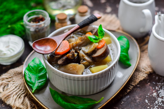 Суп из маринованных грибов пошаговый быстрый и простой рецепт от Натальи Данчишак