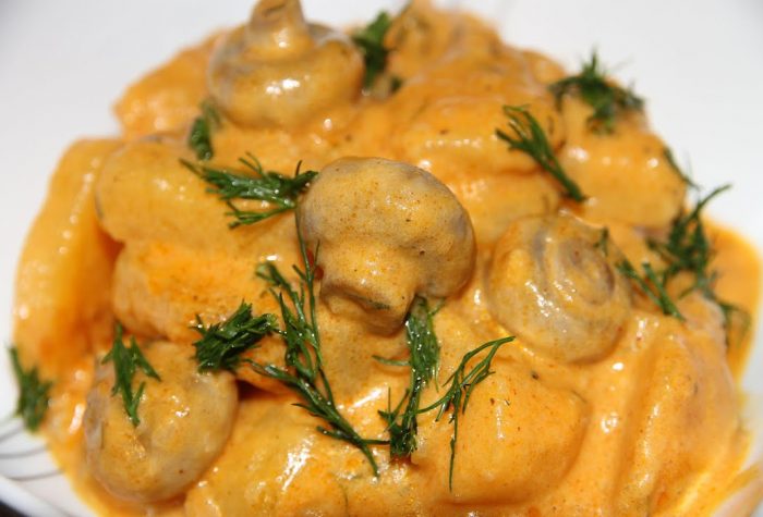 Как вкусно приготовить картошку с грибами шампиньонами