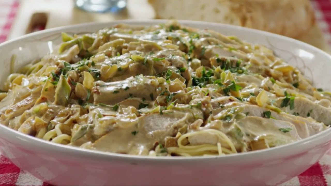 Спагетти с курицей в сливочном соусе - пошаговый рецепт с фото на Повар.ру