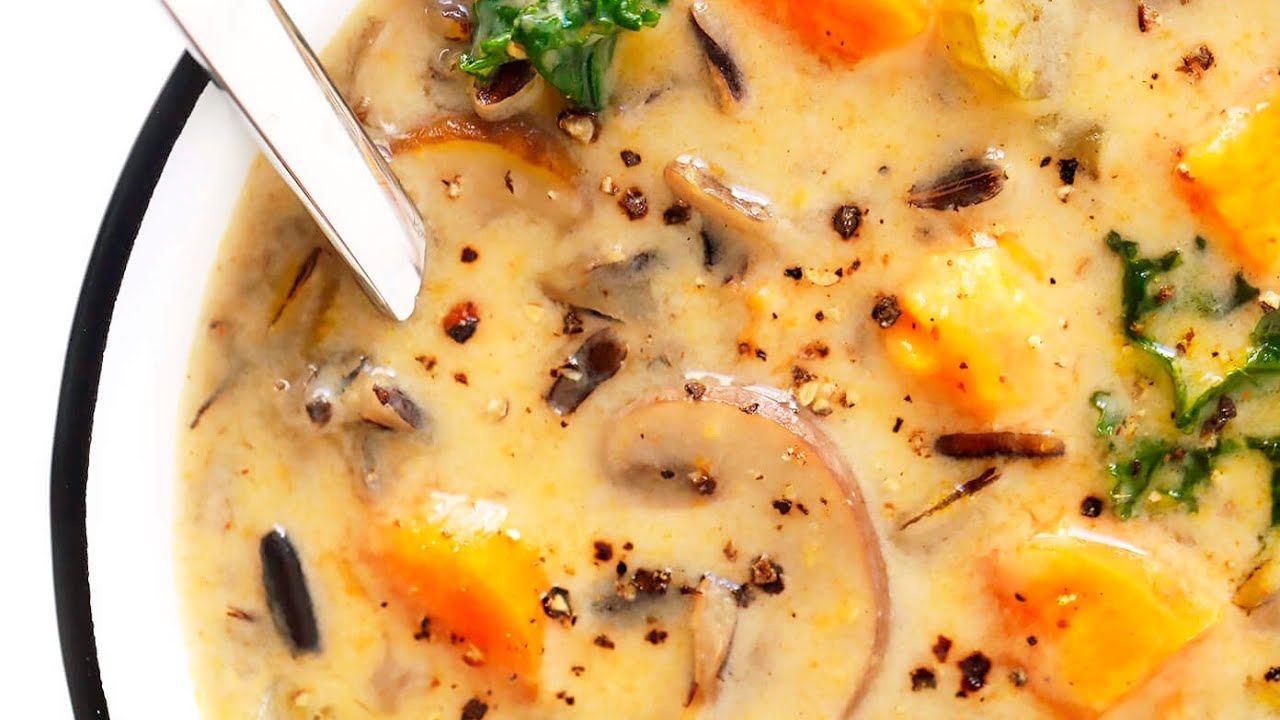 Бархатистый грибной суп с сушеными грибами - Рецепт с фото #163332
