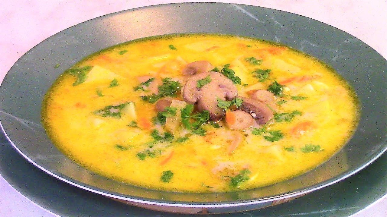 Суп с белыми грибами и плавленым сыром: вкусные рецепты с фото
