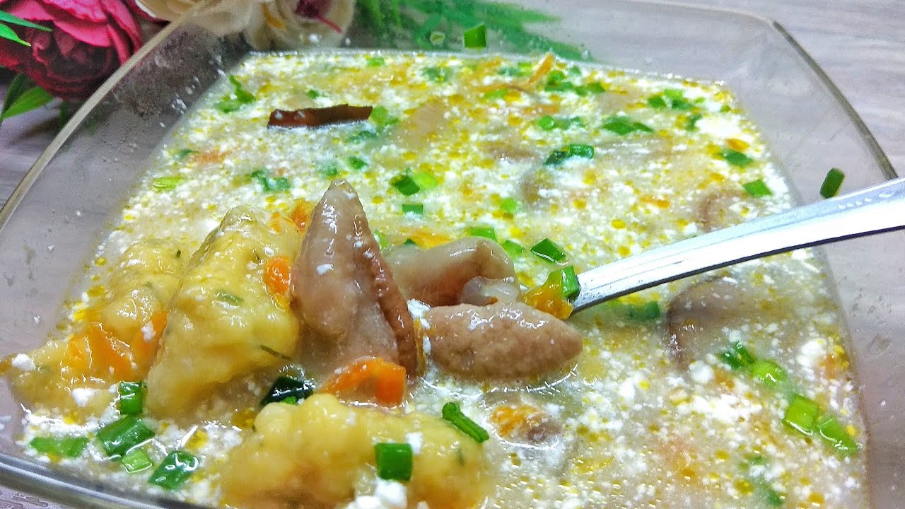 Сытный суп с замороженными грибами и белыми грибами / Frozen porcini soup. Простая кулинария - YouTube