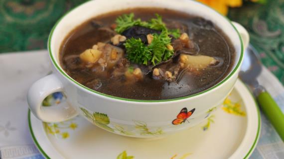 Грибной суп с булгуром, пошаговый рецепт с фото