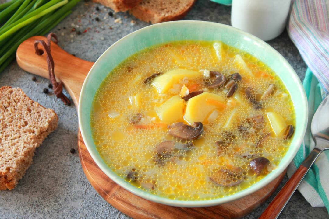 Суп из грибов и булгура пошаговый рецепт с фото
