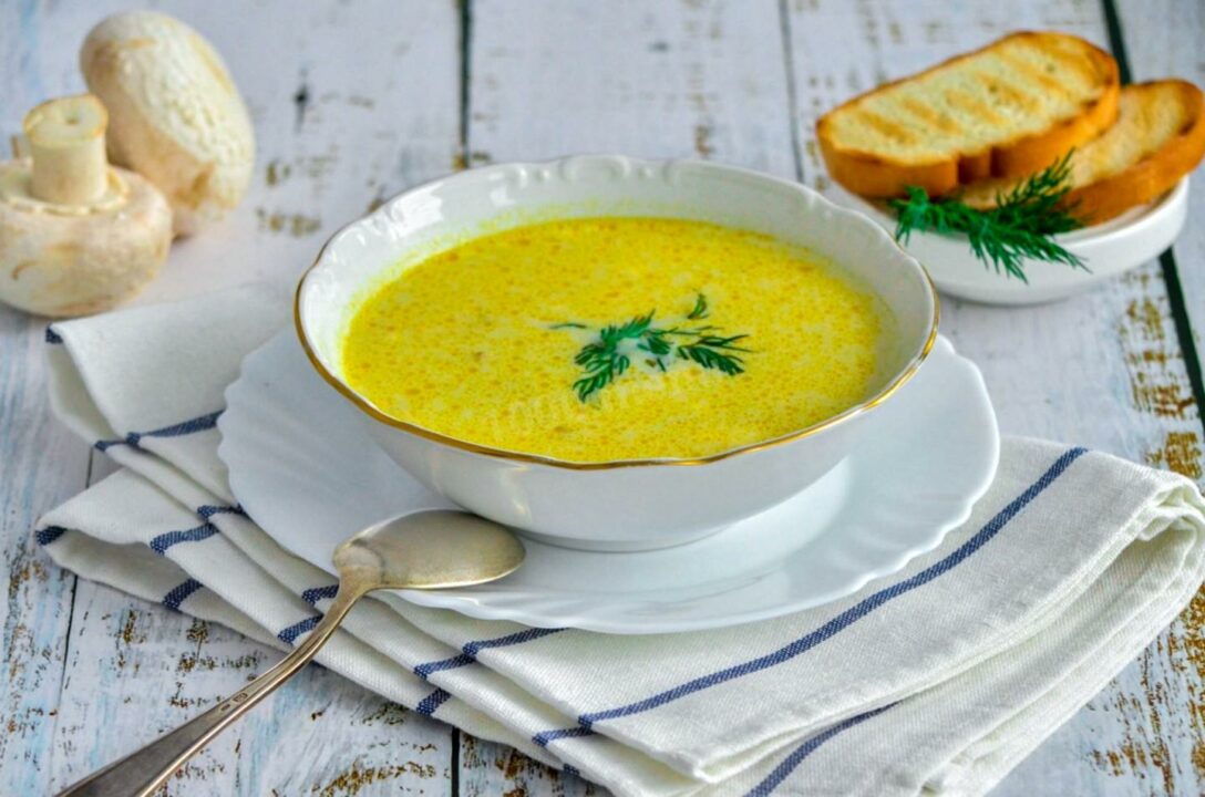 Сырный суп с курицей и грибами рецепт с пошаговыми фото и видео - 1000.menu