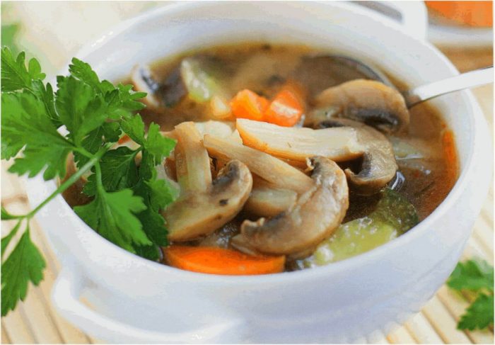 Как приготовить вкусный суп с грибами