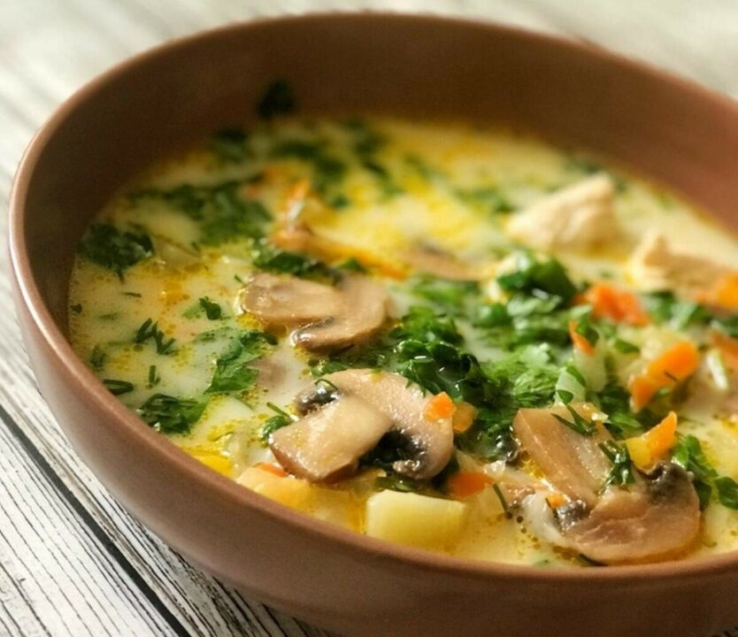 Сырный грибной суп: 18 рецептов с плавленым, сливочным и твердым сыром