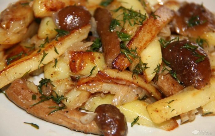 Как вкусно пожарить картошку с замороженными грибами