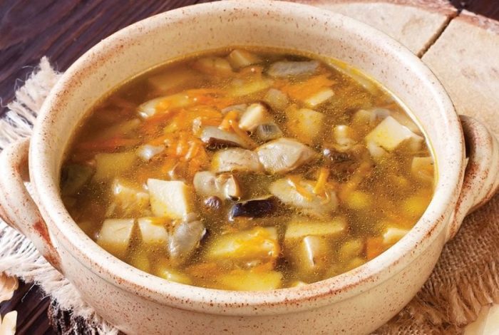 Как приготовить грибной суп из свежих грибов с картошкой