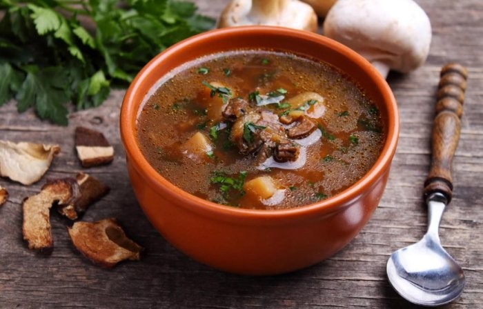 Вкуснешие рецепты грибного супа из сушеных грибов с перловкой и картошкой