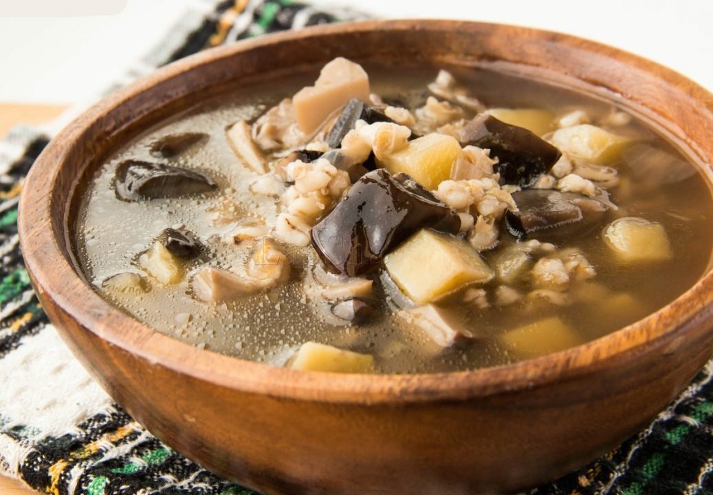 Суп из сушеных грибов. Рецепты супов с подосиновиками и подосиновиками