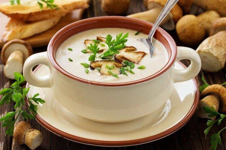 Крем-суп с шампиньонами и картофелем - Что приготовить с шампиньонами рецепты