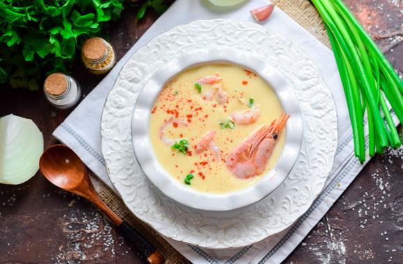 Крем-суп из креветок пошаговый рецепт с фото, быстро и просто от Риды Гасановой и Алены Каменевой