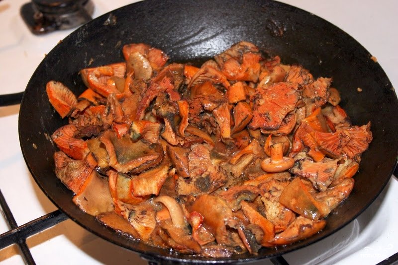 Жареные грибы — пошаговый рецепт с фото на Повар.ру