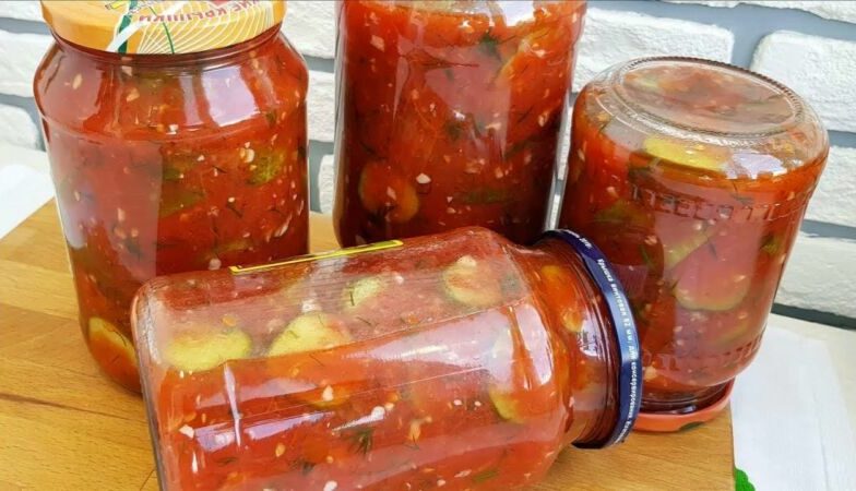 Огурцы в томатном соусе для зимних рецептов - Ogorod.guru