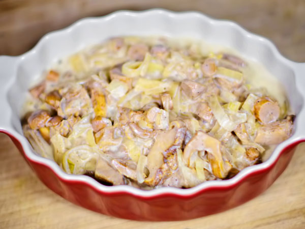 Лисички в сливочном соусе - пошаговый рецепт | Lean Cook