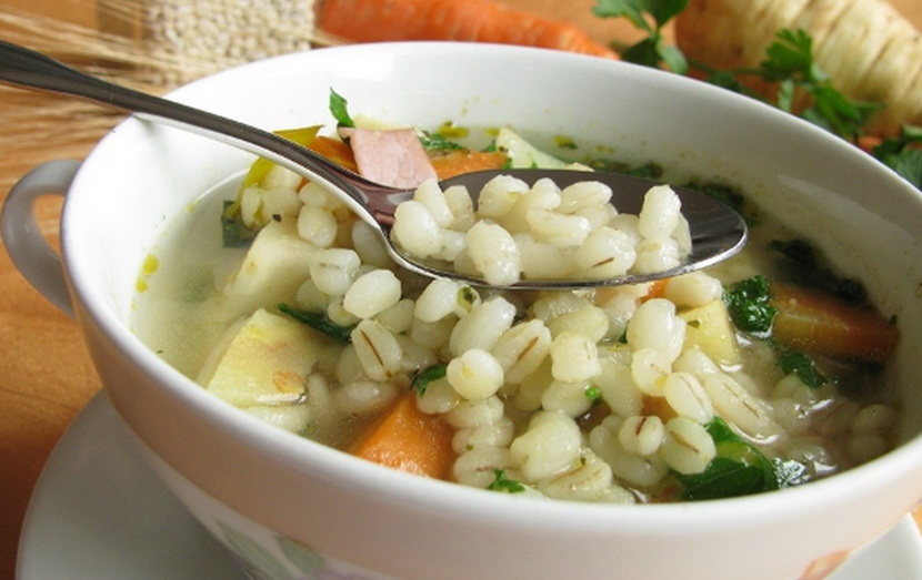 Суп с ячменем - 9 рецептов, с мясом, курицей, грибами, соленьями