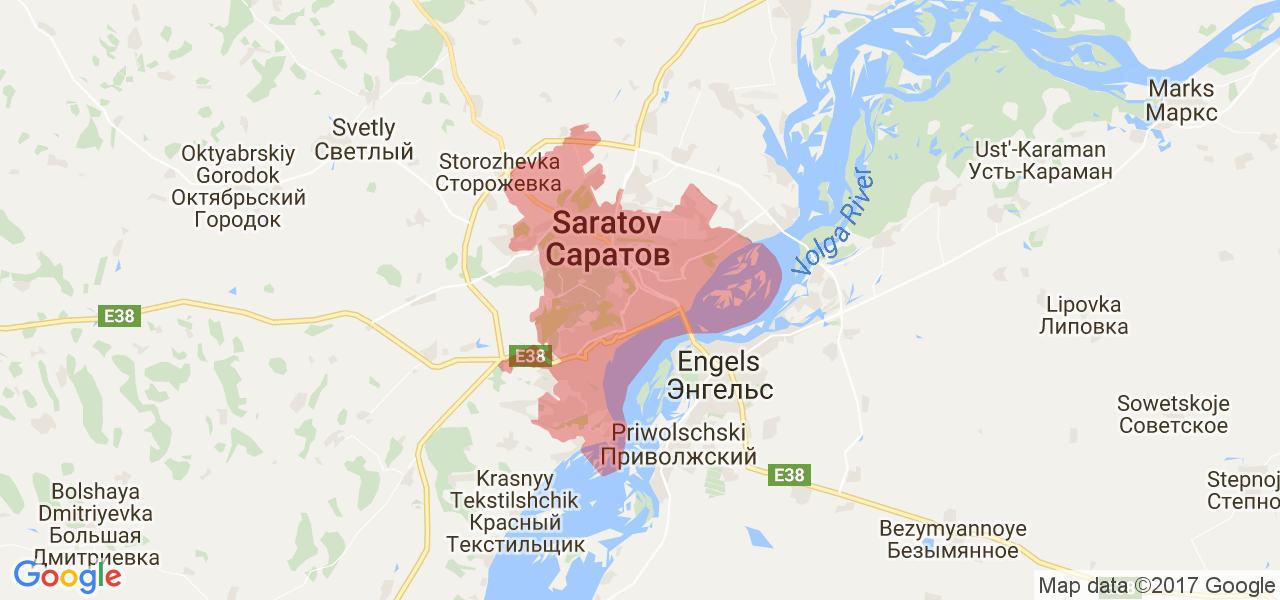 Карта Саратовских районов