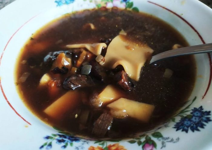 13 рецепт суп из сушеных опят