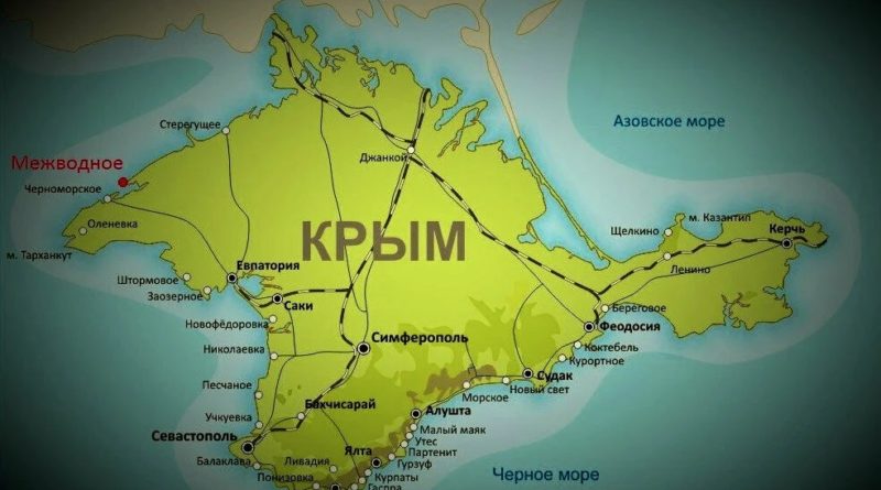 Карта Крыма: подробная карта Крыма с городами и поселками. Крым на карте России